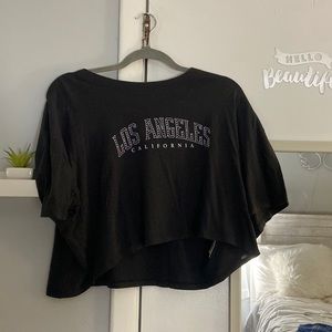 black graphic diesign tee